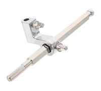 Yardwe 2 Piezas Conector de Varilla Rotatoria para Pedal de Bombo Doble Accesorio Metálico Resistente para Fijación y Reemplazo de Maza Batería Fácil Instalación y Movimiento Fluido