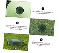Yardwe 2 Piezas de Agujero de Golf para Práctica de Protectores Duraderos para Accesorios de Entrenamiento para Golfistas Material Seguro y Interior y Exterior