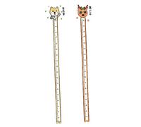 Yardwe 2 Piezas Height Measuring Sticker Animal Pattern For Room Adhesive Growth Chart Decal For Tracking Child Height And Development