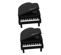 Yardwe 2 Piezas Hucha Piano Creativa Contenedor de Monedas Decorativo para Base Estable y Gran Capacidad para Ahorros Diarios