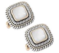 Yardwe 2 piezas Pendientes Perla Vintage para Mujer Pendientes Gruesos de Declaración Diseño Asimétrico Barroco Joyería de Moda Ligera y Cómoda Accesorios para Oficina y Eventos Sociales