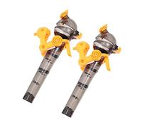 Yardwe 2 Piezas Robot piruleta Robot de Juguete Chicas piruletas para Soporte para piruletas de Robot Juguete de Soporte de Paleta de plástico el plastico Black