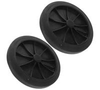 Yardwe 2 Piezas Ruedas de Repuesto para Cubos de Basura Exteriores de Duraderas y Fáciles de Instalar para Contenedores y Carros de Basura con Ruedas Accesorio Resistente para Uso al Aire