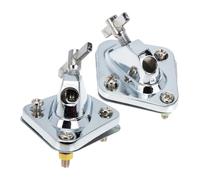 Yardwe 2 Piezas Soporte para Bombo Montaje para Pata de Instrumento de Percusión Fijación para Marco para Bases de Percusión Soporte Robusto Sistema de Montaje Incluidas