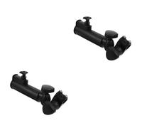 Yardwe 2 Piezas Soporte para Paraguas de Carrito de Golf Clip Práctico para Manillar Base Fija con Doble Tornillo Compatible con Cochecitos y Sillas de Ruedas Resistente y Duradero para