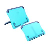 Yardwe 2 Piezas Titular De Libros De Piano Titular De Libros Plegable Soporte De Lectura Plegable Estante De Lectura De Escritorio Abdominales Azul