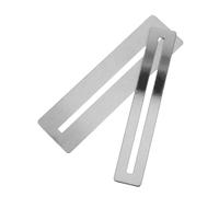 Yardwe 2 Protectores Metálicos para Diapasón de Guitarra Acústica, Herramienta de Luthier para Lijado y Reparación, Almohadillas de Pulido para Trastes Cómodas y Resistentes