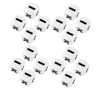 Yardwe 20 Piezas Dados de Matemáticas Set Didáctico para Herramientas de Aprendizaje Clase y Kindergarten la Interacción y Resolución de Problemas