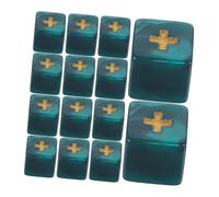 Yardwe 20 Piezas De Material Didáctico De Aritmética Dados De Juguete para Enseñar Matemáticas Dados para Contar Divertidos Juegos De Matemáticas Accesorios Dados para Fiestas