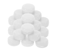 Yardwe 20 Piezas Insertos de Sonajero para Juguetes Infantiles Bolas Planas de Plástico para Reparación y DIY Accesorios Seguros para Juguetes de Niña y Animales de Peluche