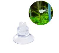 Yardwe 20 Piezas Soporte línea aérea Abrazadera un tazones succión Aire retoños recogedor Caca Gato Ventosa Clip línea aérea pecera Acuario