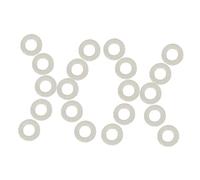 Yardwe 20 Piezas teclado accesorio instrumento musical Accesorios de instrumentos musicales sintió Silenciar dedo práctica arandela de fieltro de trompeta estera de trompeta