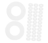 Yardwe 200piezas Arandelas De De Repuesto Para Caja y Platillo Accesorios Profesionales Para Sets De Jazz Fácil De Instalar Almohadillas Silenciadoras Para Bombo De