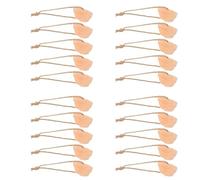 Yardwe 20piezas Bloques de Sal para Lamer Juguetes Masticables de Sal Natural Cuerda para Colgar Elementos Minerales para Mascotas Jaula o Granero