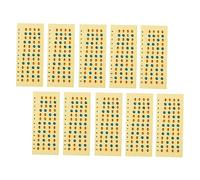 Yardwe 20piezas Pegatinas De Escala Para Ukelele De Notas Adhesivas Pegatinas De Nombres Musicales Para Principiantes Para Practicar Escalas