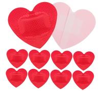 Yardwe 20piezas Vendaje Forma de Corazón Parches Transpirables Impermeables Vendas Pequeñas para Adultos Unidades por Paquete