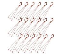 Yardwe 24 Piezas Colgadores de Cadena para Macetas de Plástico, Ganchos para Macetas, Soporte Colgante de Plástico para Macetas, Jardín, 24pcs