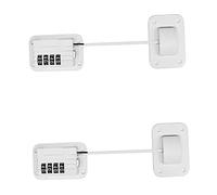 Yardwe 2juegos Cerradura Infantil Para Nevera Con Código De Combinación Paquete Seguridad Para Frigorífico y Congelador Bloqueo Multipropósito Antiniños Para Ventanas y Armarios