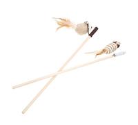 Yardwe 2piezas Adelanto del Gato Ratón Juguete para Gatos Varita Interactiva para para Ejercitar