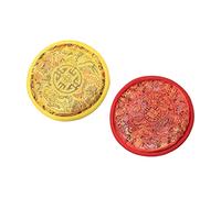 Yardwe 2piezas Base De Cuenco Almohadillas Acústicas Para Cuencos Delicados Soportes Redondos Para Cojines Protectores Para Suministros Para Budismo