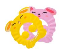 Yardwe 2piezas Gorro De Champú Material Suave Protector Para Lavar El Cabello Para Baño De Bebés y Cuidado Del Cabello