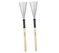 Yardwe 2piezas Mango de Cepillo de Percusión de Mango de Madera para Batería de Jazz de Cepillos para Baquetas Accesorio para Instrumentos Escobillas de Percusión