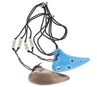 Yardwe 2piezas Mini Ocarina para Principiantes Collares para Música Portátil Viajes o Actividades al Aire