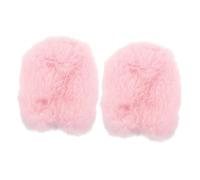 Yardwe 2piezas Parabrisas y Protección Contra Salpicaduras Para Micrófono Compatible Funda De Micrófono Peluda Protector Antiviento Para Exteriores Accesorio De Grabación Para Salas