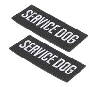 Yardwe 2piezas Parches Bordados para Chaleco Perro Tela Bordada Parches Termoadhesivos Insignias para Coser