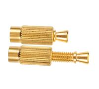 Yardwe 2piezas Puente De Doble Balancín Para Guitarra Eléctrica Sistema De Trémolo De Montaje Insertos De Puente Accesorios De Guitarra Para Altura