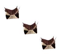 Yardwe 3 Hamacas Acogedoras para Ardillas Colchonetas Colgantes para Mascotas Cuna De Cama para Animales Hamaca De Entrepiso De Doble Capa para Mascotas Pequeñas Cama para Hámster.