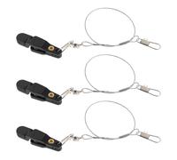 Yardwe 3 mosquetones giratorios de Alta Resistencia para Pesca en Agua Salada. Aparejos pequeños con Conector de liberación rápida.