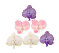 Yardwe 3 Pares Sandalias Hebilla de Flores Accesorios Decorativos para Mujer Diseño de Alas Adorno para Zapatos Flores Artificiales para Fiesta de Playa