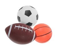 Yardwe 3 Piezas Balonmano para Bola De Juguete De Elasticidad Pelota Saltarina para Pelota Educativa Patear para Pelota De Patting para El Hogar Kickball Vinilo
