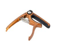 Yardwe 3 Piezas cejilla de guitarra accesorios cejilla de acordes guitarra cejilla llave reemplazo de capo de guitarra Capo de guitarra deslizante Aleación de zinc Marrón claro