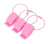 Yardwe 3 Piezas Clip Compacto para Disco Volador de PE Rosa, Soporte Versátil y Fácil de Transportar para Actividades al Aire Libre y Competiciones de Equipo