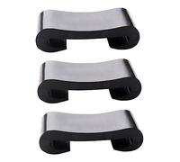 Yardwe 3 Piezas soporte para baquetas Suave accesorios de tambor Kit accesorios tambor Accesorios instrumento musical soporte de baquetas sostenedor del palillo abdominales Black