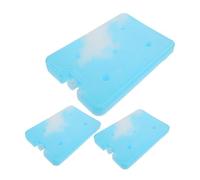 Yardwe 3 Piezas Unidades de Bolsas de Hielo Reutilizables Capacidad Grande Bloques Refrigerantes Resistentes Fugas para Loncheras Picnics Camping Exterior