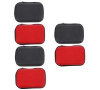 Yardwe 3 Series Recoger Caja De Almacenamiento Soporte De Almacenamiento Accesorio De Guitarra Contenedor De Viaje Contenedor De Púas De Guitarra Organizador De Viajes Eva 4 Piezas X 3