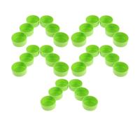 Yardwe 30piezas Comedero para Reptiles Verde Comederos para Gecos Lagartos y Tarántulas Bebedero para Camaleones y Ermitaños para Hábitats De Reptiles