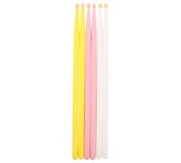 Yardwe 3pares Baquetas de Colores para Percusión Baquetas Musicales de Madera de Arce Juego para Estudiantes y Principiantes para Practicar Xilófono o Batería