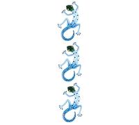 Yardwe 3piezas Adorno De Pared De De Hierro Para Interior y Exterior Decoración De Lizard Wall Art Gancho Para Fácil Instalación Accesorios Colgantes Para Salones Habitaciones y Cafés