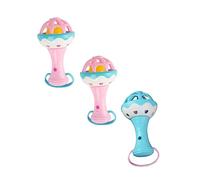 Yardwe 3piezas Campana De Mano Juguete Musical Juguete De Campana Para Educación Temprana Cascabel De Mano Para Sonajero Bebe