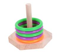 Yardwe 3piezas Juguete para Aves De Anillos De Entrenamiento para Juguete Educativo para Inteligencia y Actividad Física