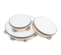Yardwe 3piezas Tambores De Mano Para Niño Niña Instrumentos Musicales De Madera Para Educación Musical Preescolar Para Maestros Actividades De Danza y Música Infantil
