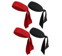 Yardwe 4 Cintas para la Cabeza Unisex para Correr: Bandana Deportiva Transpirable y Antideslizante, Ideal para Entrenamientos en Gimnasio, Tenis y maratón. Absorbe el Sudor y es Transpirable.