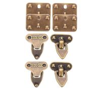 Yardwe 4 Juegos De Herrajes para Equipaje De Bebé Maletas Pequeños Estuches De Viaje para Joyas Mini Juguetes Porta Joyas De Viaje Mini Maletín Organizador De Joyas De Juguete