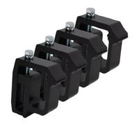 Yardwe 4 Piezas Abrazaderas de Montaje para Cama de Camión de Clips Resistentes y Estables para Tapa de Camioneta y Portaequipajes Camper Fácil Instalación y Durabilidad Exterior