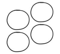 Yardwe 4 Piezas de Bandas Elásticas Negras de Repuesto para Soporte de Micrófono, Anillos de Goma Antivibración para Montaje de Aislamiento, Accesorios para Estudio de Grabación