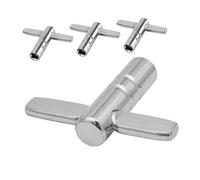Yardwe 4 Piezas Llave para Afinar Batería Herramienta para Baterista Accesorio para Ajustar Tambores Estándar